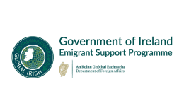 Government of Ireland Emigrant Support Foundation logo