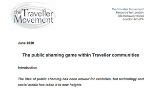 The Public Shaming Game within Traveller Communities 