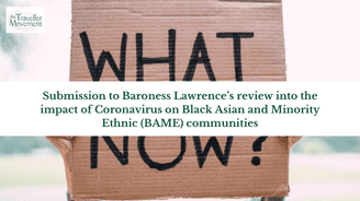    Submission to Baroness Lawrence’s review into the impact of Coronavirus on Black Asian and Minority Ethnic (BAME) communities   