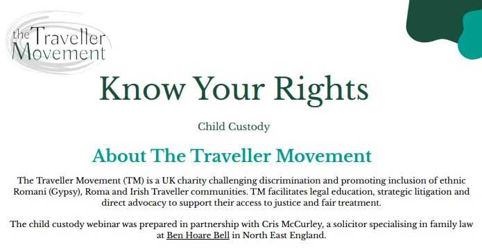 Child Custody - Fact Sheet